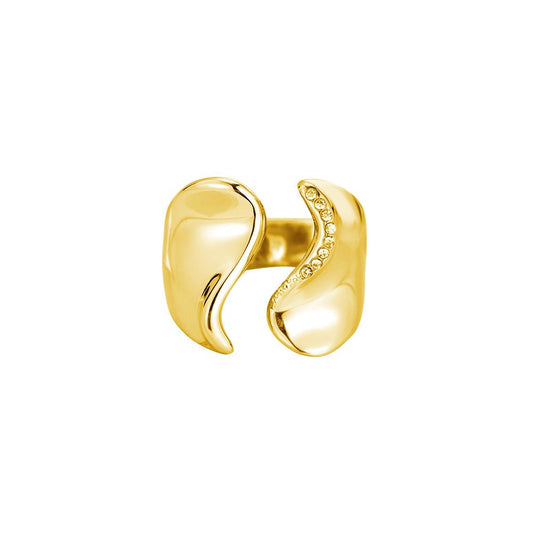 Ring "Meant Tobe One" Edelstahl 14K vergoldet in zwei Farben