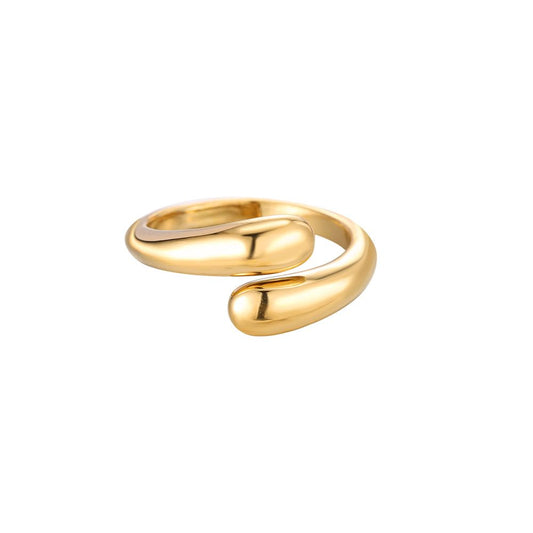 Ring "Warm Hug" Edelstahl 14K vergoldet