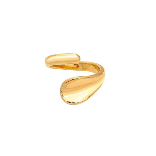 Ring "Type Me" Edelstahl 14K vergoldet in zwei Farben