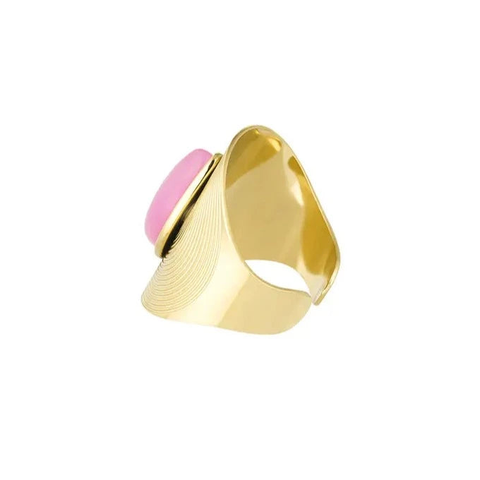 Ring "Rose Nomade" Edelstahl 14K vergoldet