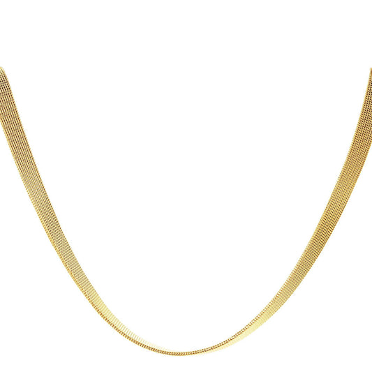 Halskette "Elegant" Edelstahl 18K vergoldet in zwei Farben