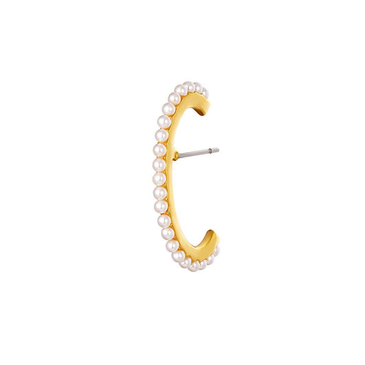 Ear Cuff "Pearls" 18K vergoldet