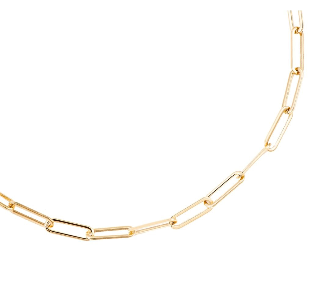 Halskette "Anker" Edelstahl 14K vergoldet